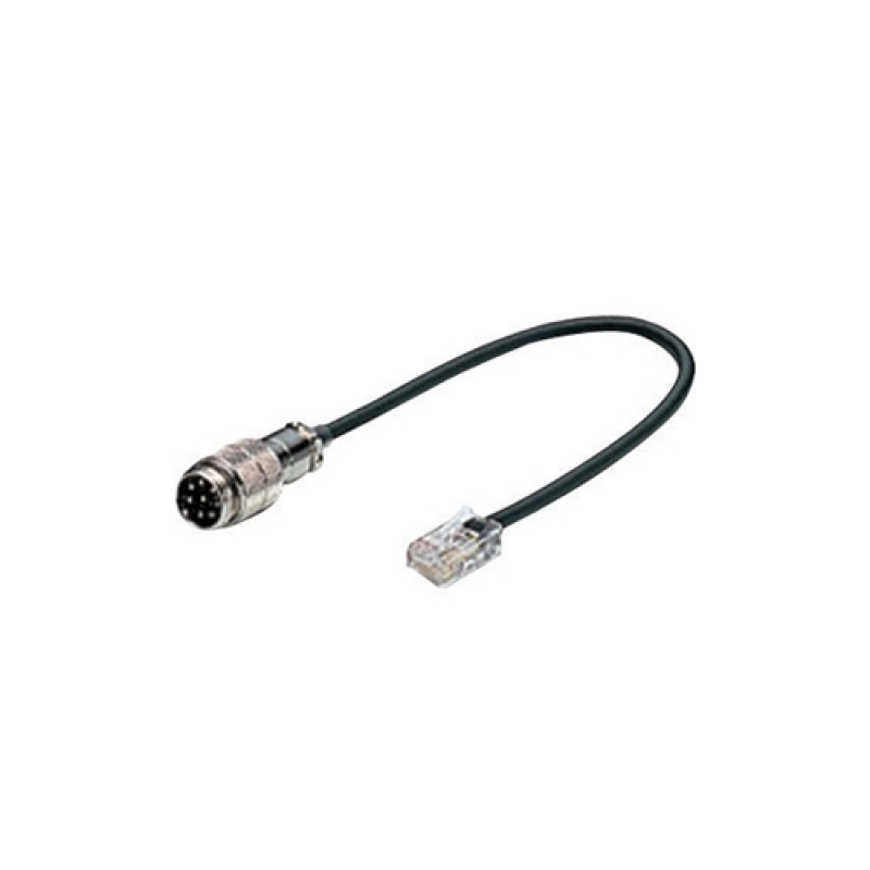 Icom OPC-589-8 Pin Round To Modular Microphone Adapter