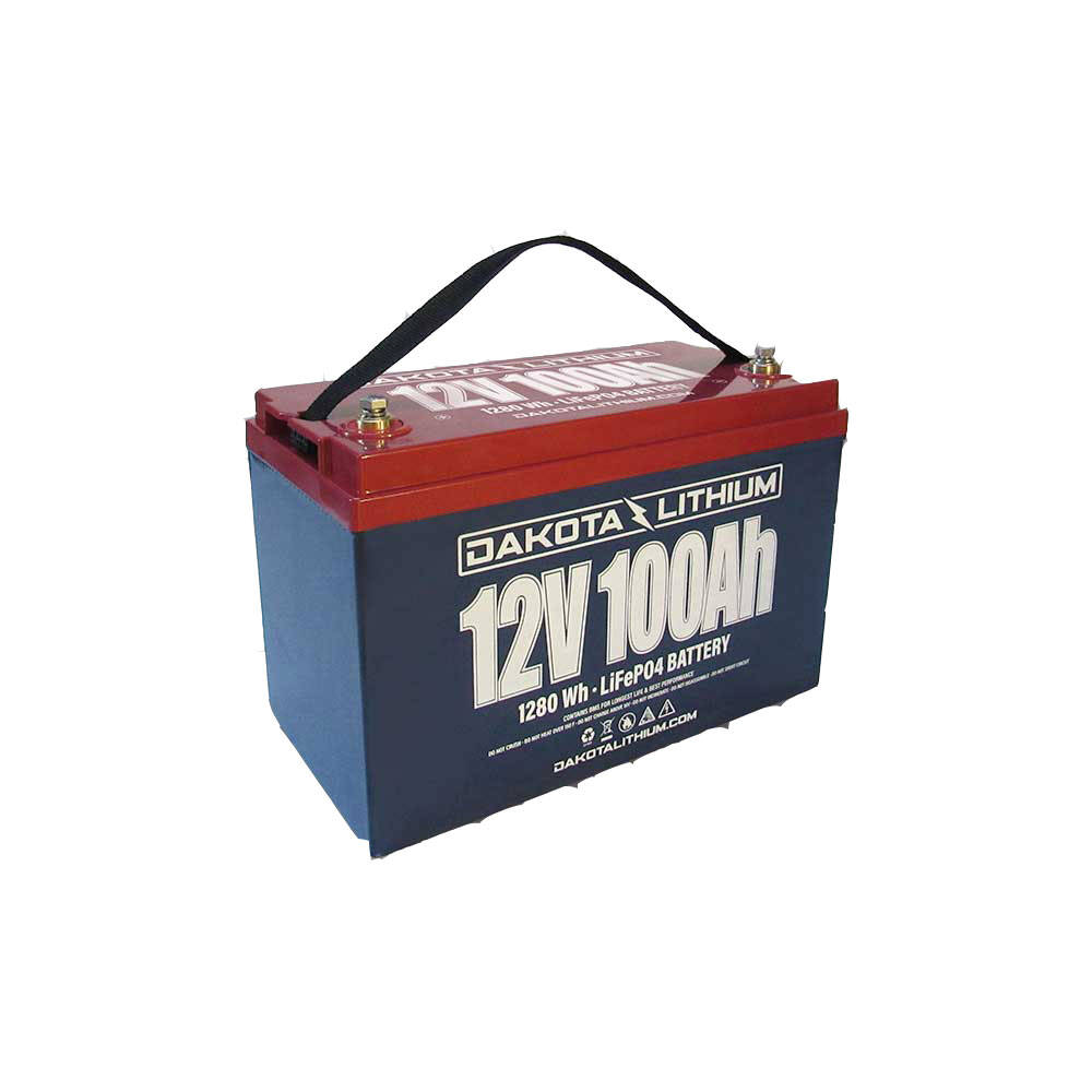 Dakota Lithium 12V 100Ah Lithium Battery (10a Charger Inc