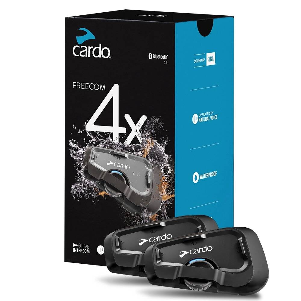 Cardo Freecom 4X Duo Bluetooth Communicator - Radioworld